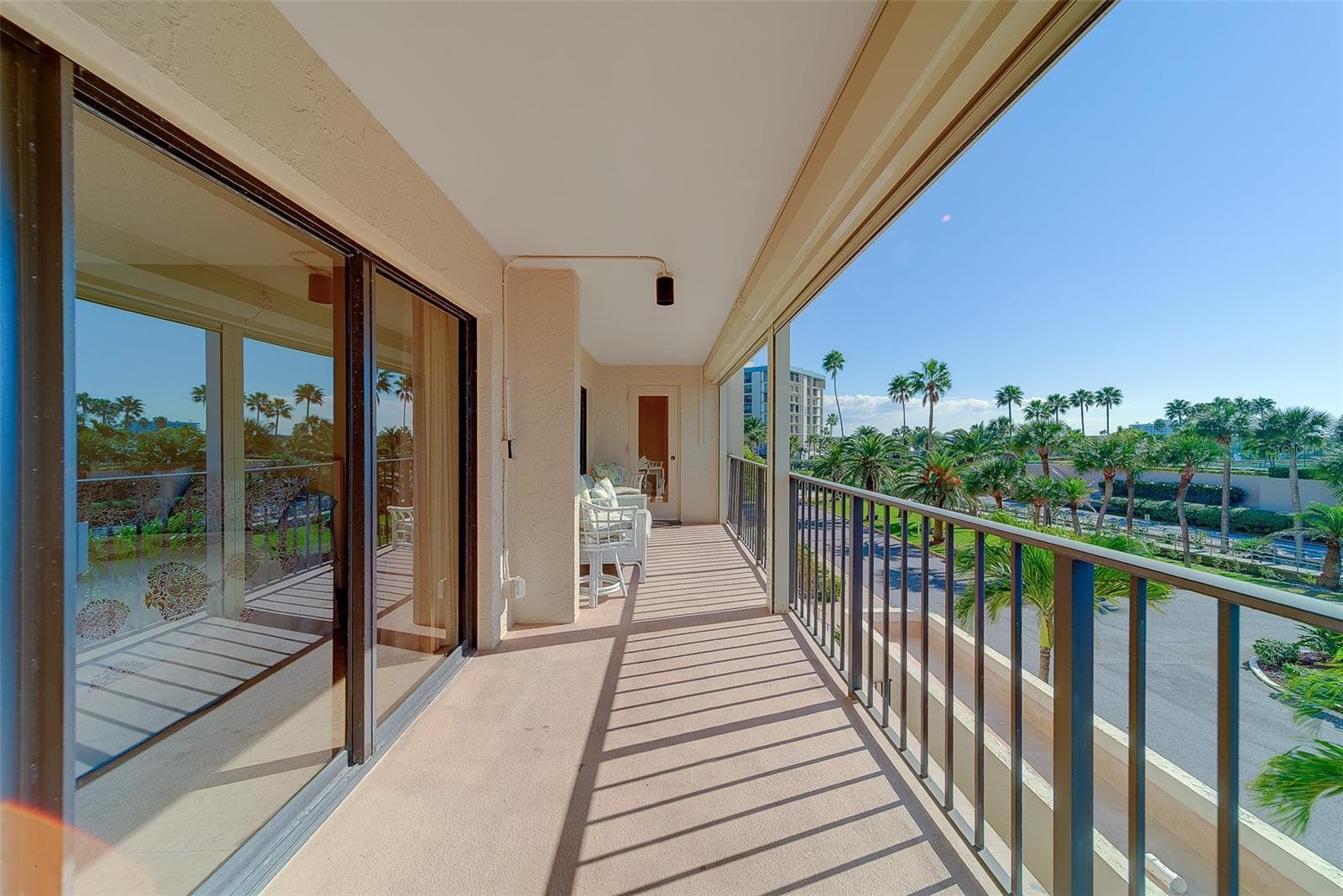 Balcony Reverse Angle - 1480 GULF BLVD #201, CLEARWATER BEACH