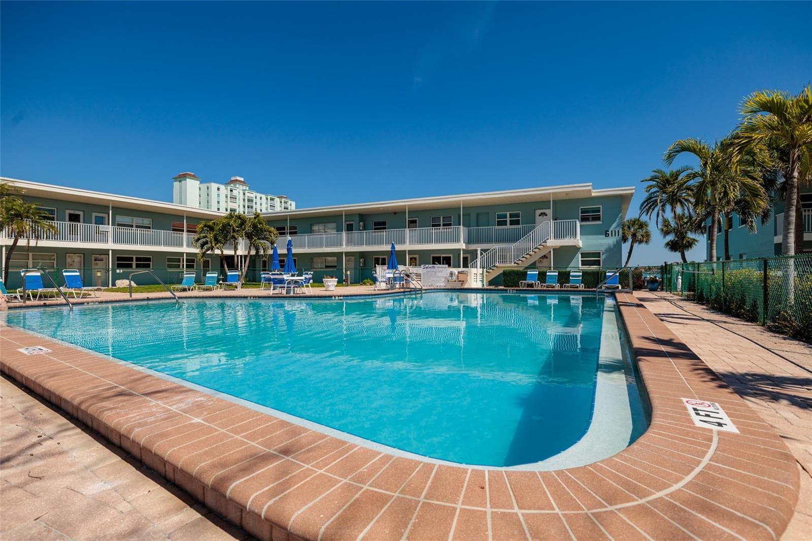 South pool across street from unit. - 6000 2ND ST E #6, ST PETE BEACH
