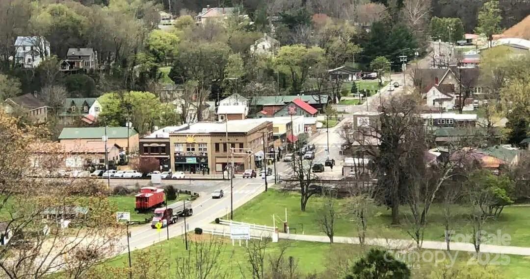 The city of Hot Springs North Carolina is the busy hub of a host of cool activities. The Appalachian Trail literally walks down the main street thru town. The mighty French Broad River and Spring Creek run thru the town and converge just below it. The main Norfolk Southern railroad artery from Asheville to Knoxville runs thru with frequency. The Hot Springs Resort offers full spa services as well as mineral laden hot spring water soaks. A variety of shops, galleries, markets, restaurants, a campground and a hardware store create a full environment in town. - 626 Fairview Loop, Hot Springs
