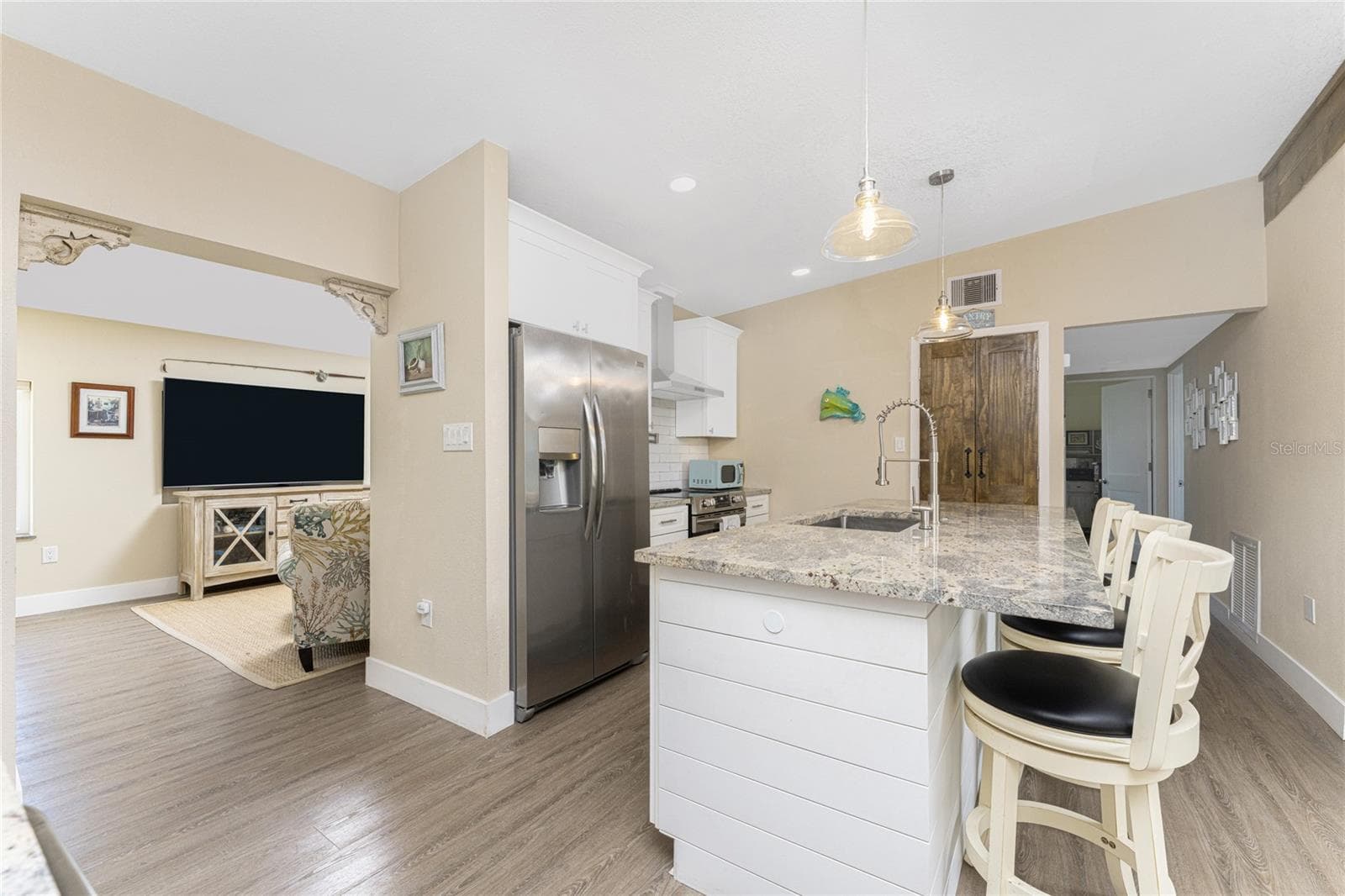 Kitchen and Family Room - 501 CANAL WAY, NOKOMIS