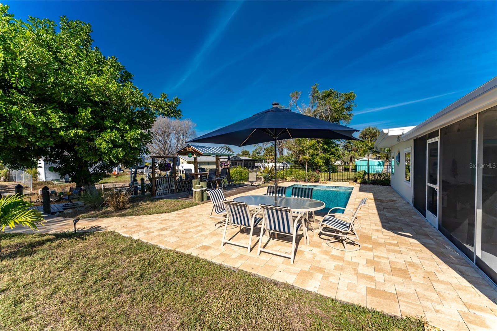 Pool Area - 501 CANAL WAY, NOKOMIS