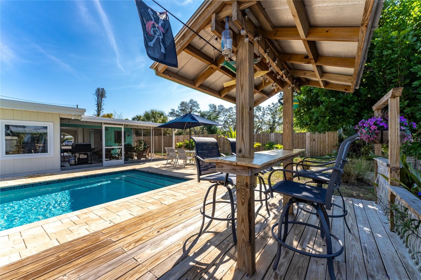 Pool Area - 501 CANAL WAY, NOKOMIS