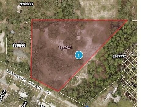 Satellite View - 8725 TREASURE ISLAND RD, LEESBURG