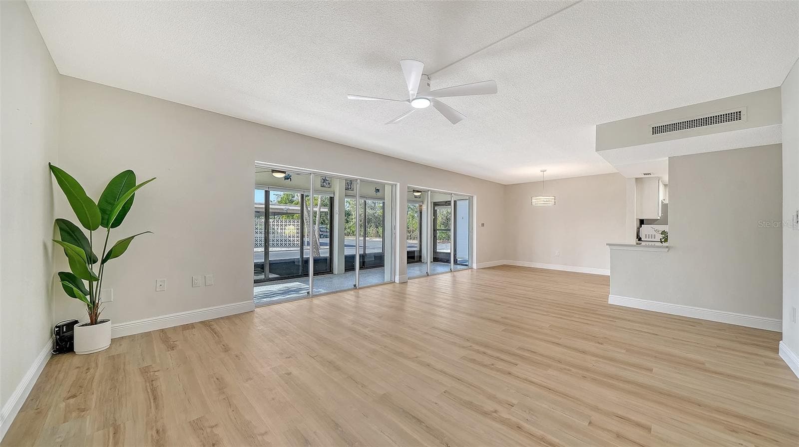 New ceiling fan. - 101 WHISPERING SANDS DR #107, SARASOTA