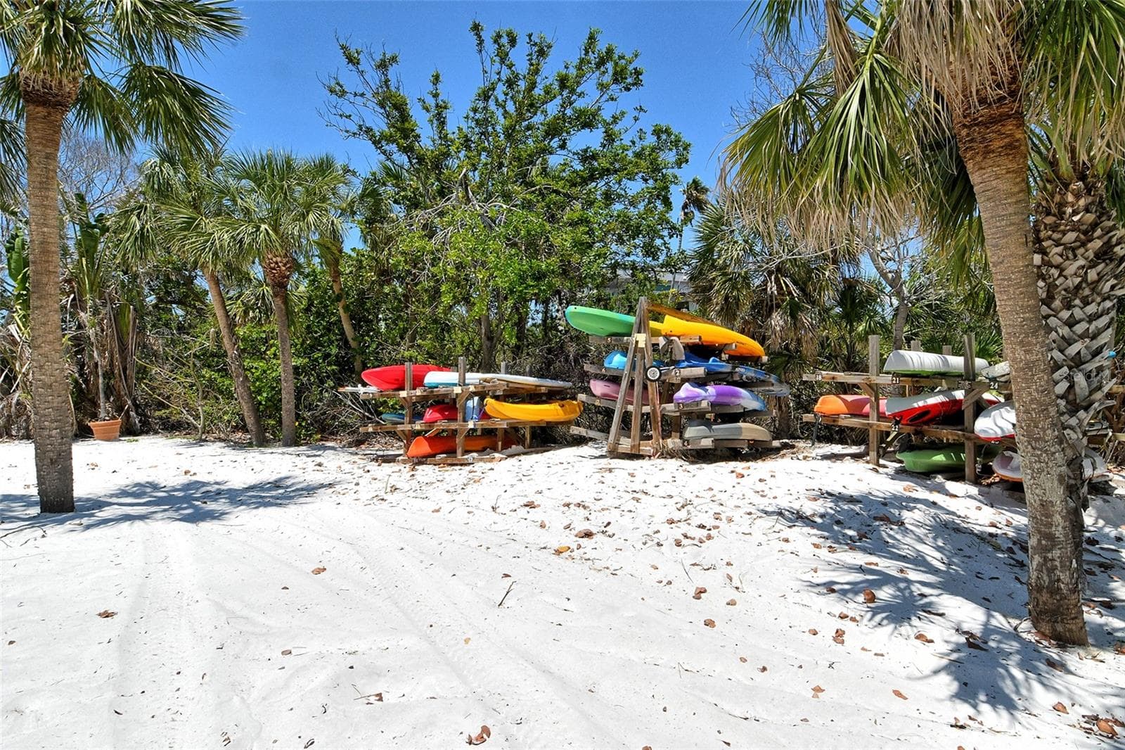 Beachside canoe/kayak storage. - 101 WHISPERING SANDS DR #107, SARASOTA