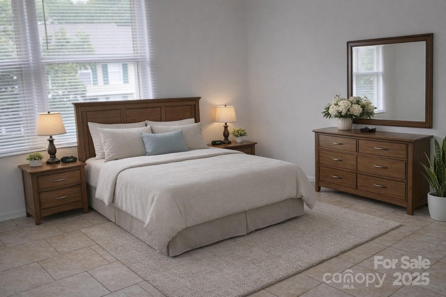AI staged Bedroom - Charlotte