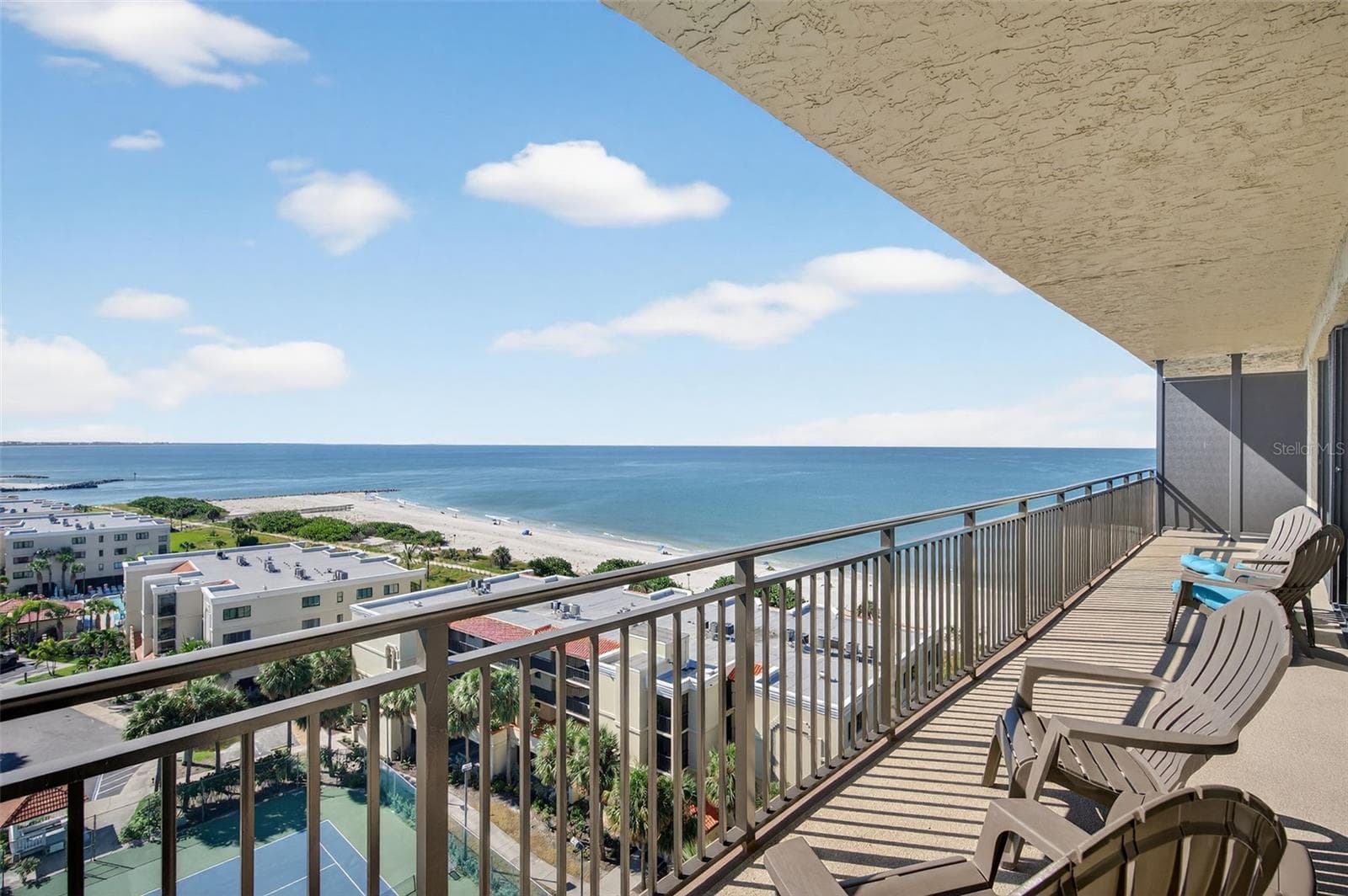 Balcony view - 7600 BAYSHORE DR #902, TREASURE ISLAND