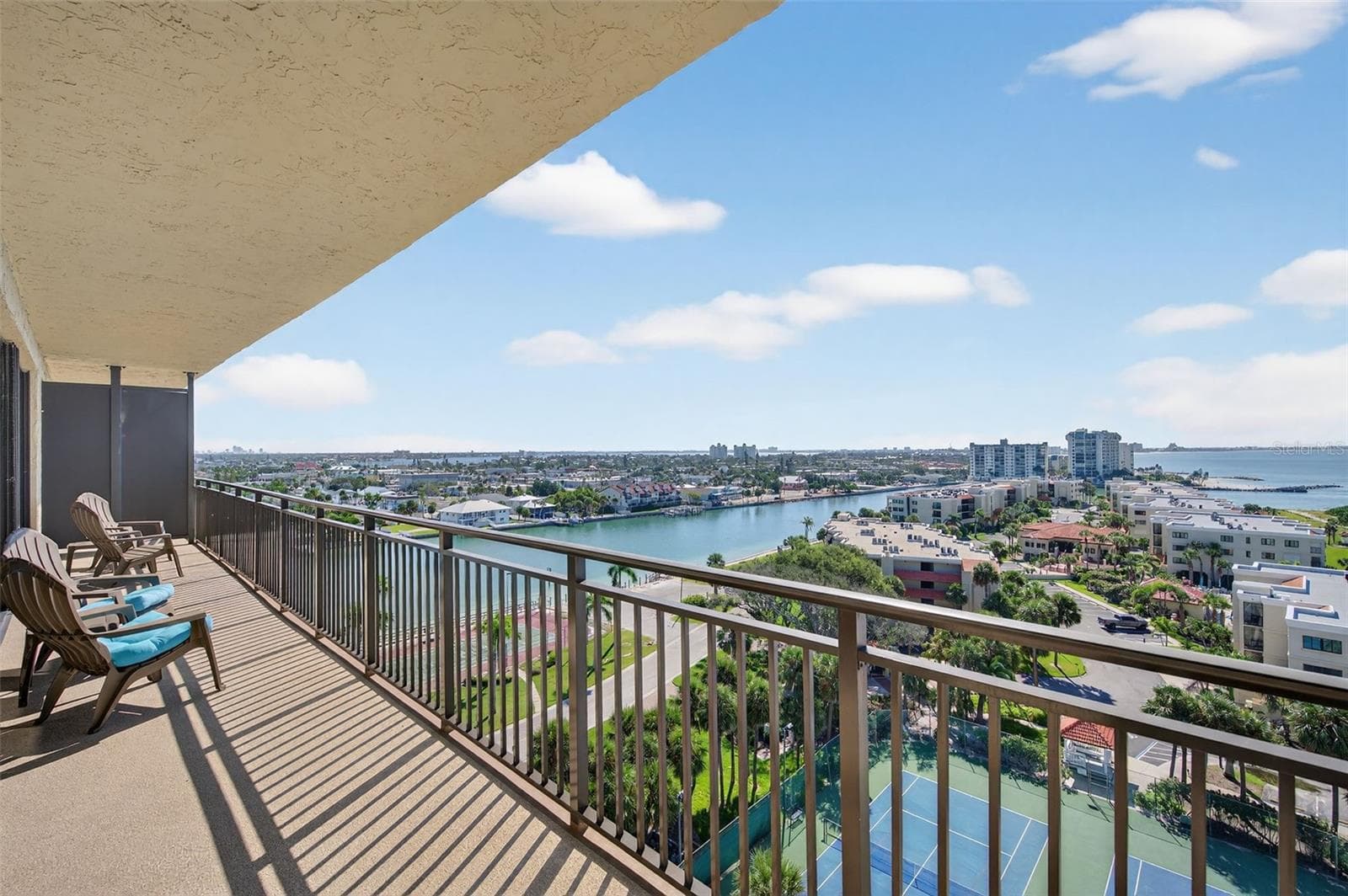 Balcony view - 7600 BAYSHORE DR #902, TREASURE ISLAND