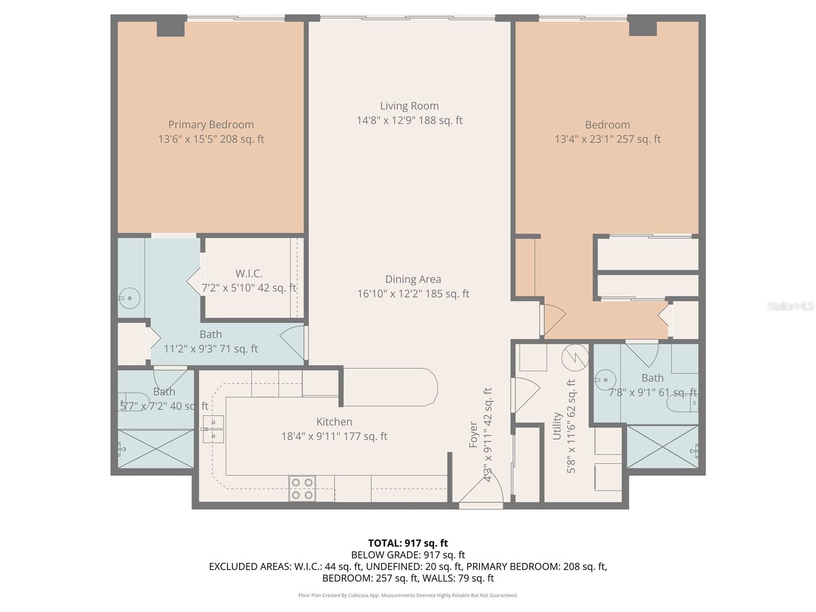 Floor plan - 7600 BAYSHORE DR #902, TREASURE ISLAND