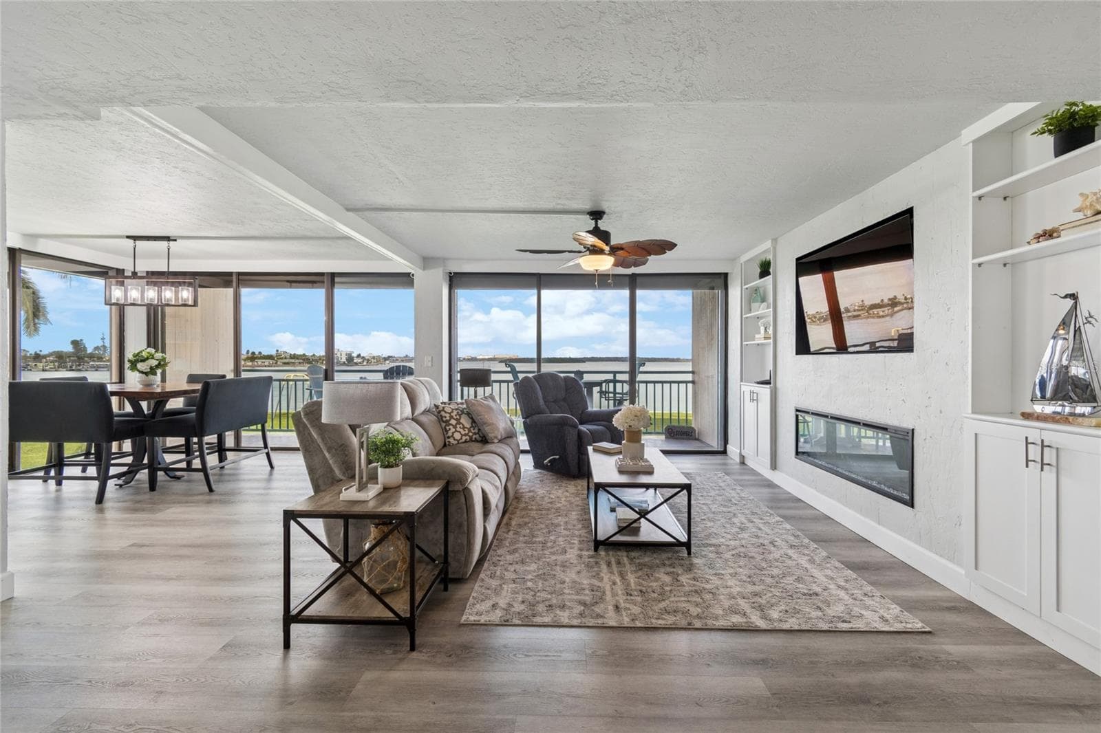 Originally a 3 Bedroom corner unit. Expanded to maximize panoramic water views. Easily converted back if desired. - 1 KEY CAPRI #101E, TREASURE ISLAND