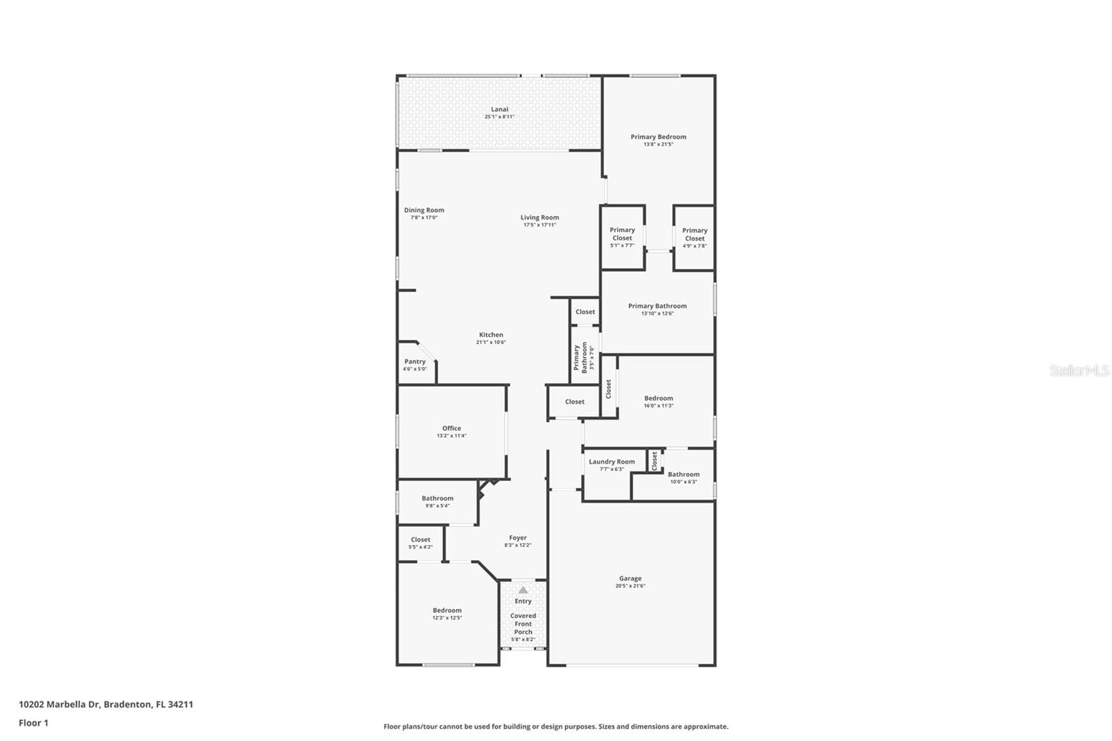 floor plan - 10202 MARBELLA DR, BRADENTON