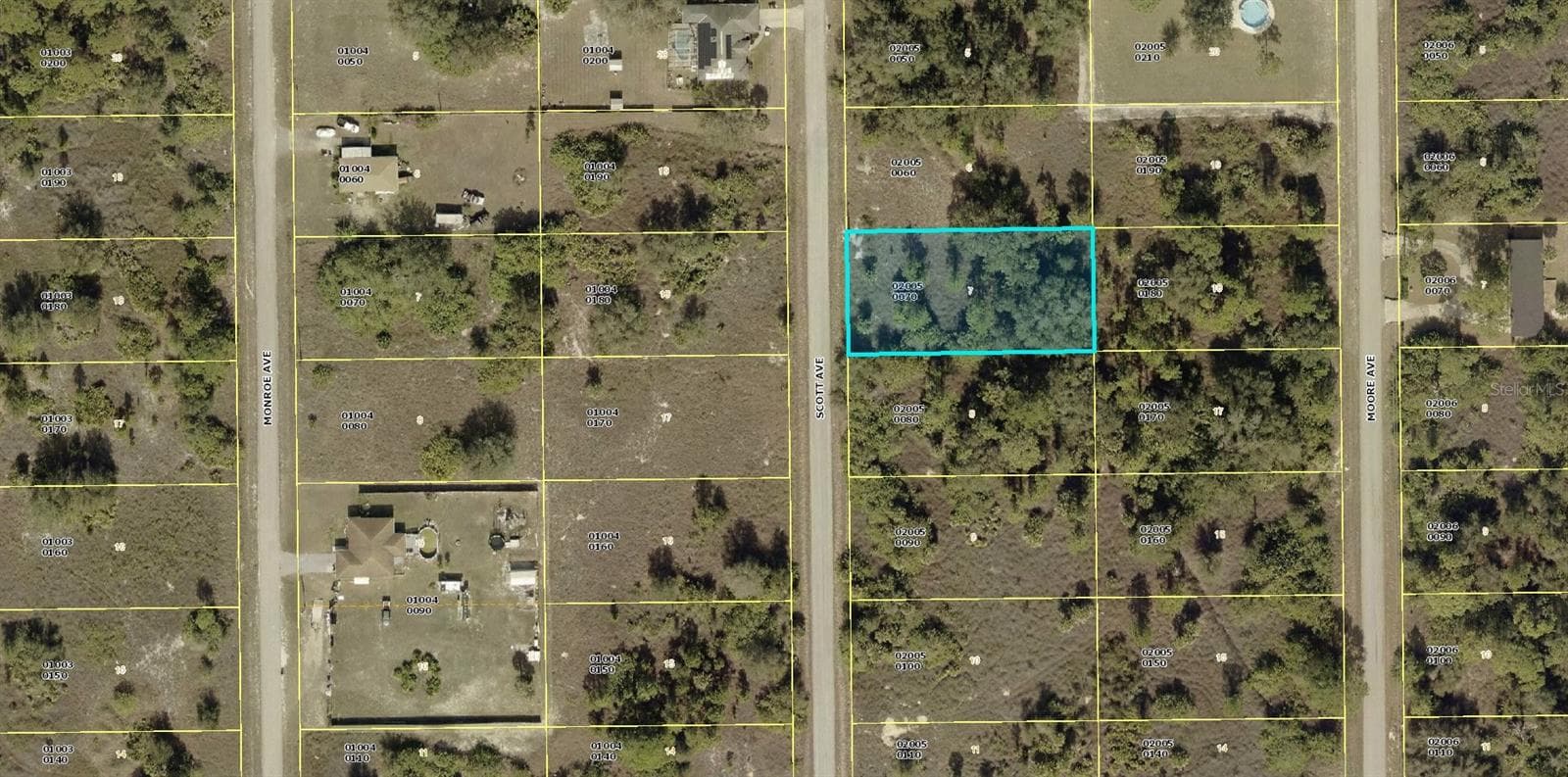 Lot view - 1610 SCOTT AVE, LEHIGH ACRES
