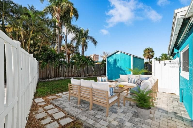 Virtually Staged Patio - 675 182ND AVE E, REDINGTON SHORES