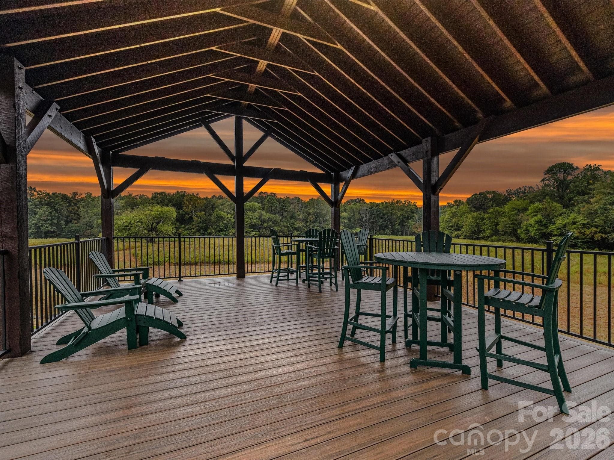 Community Pavilion overlooking the nature preserve just steps from your front door - 258 Alluvium Lane, Waxhaw