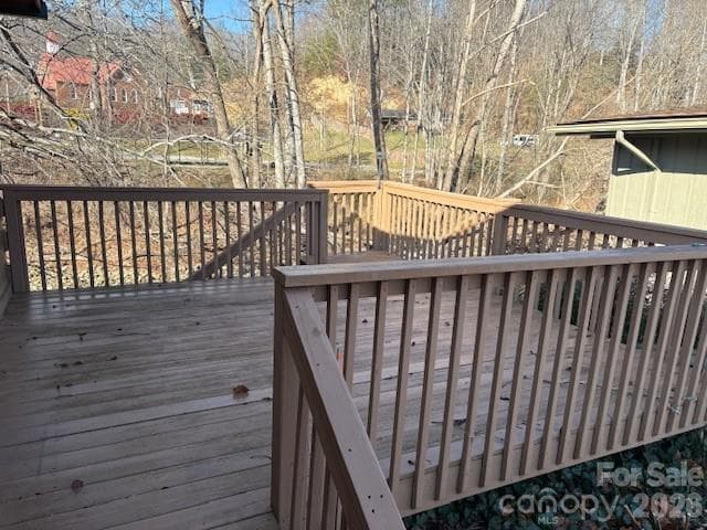 open deck on right side - 129 Mallard Loop, Waynesville