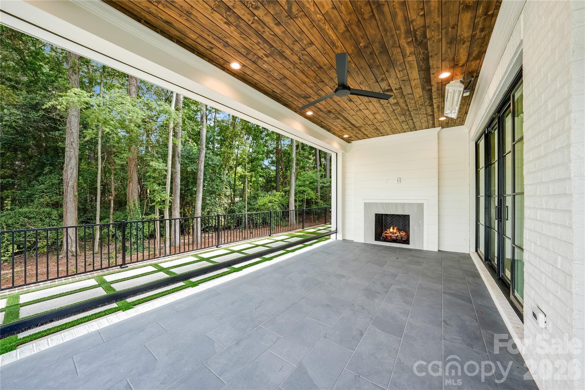 Covered Rear Porch for Representation - Charlotte
