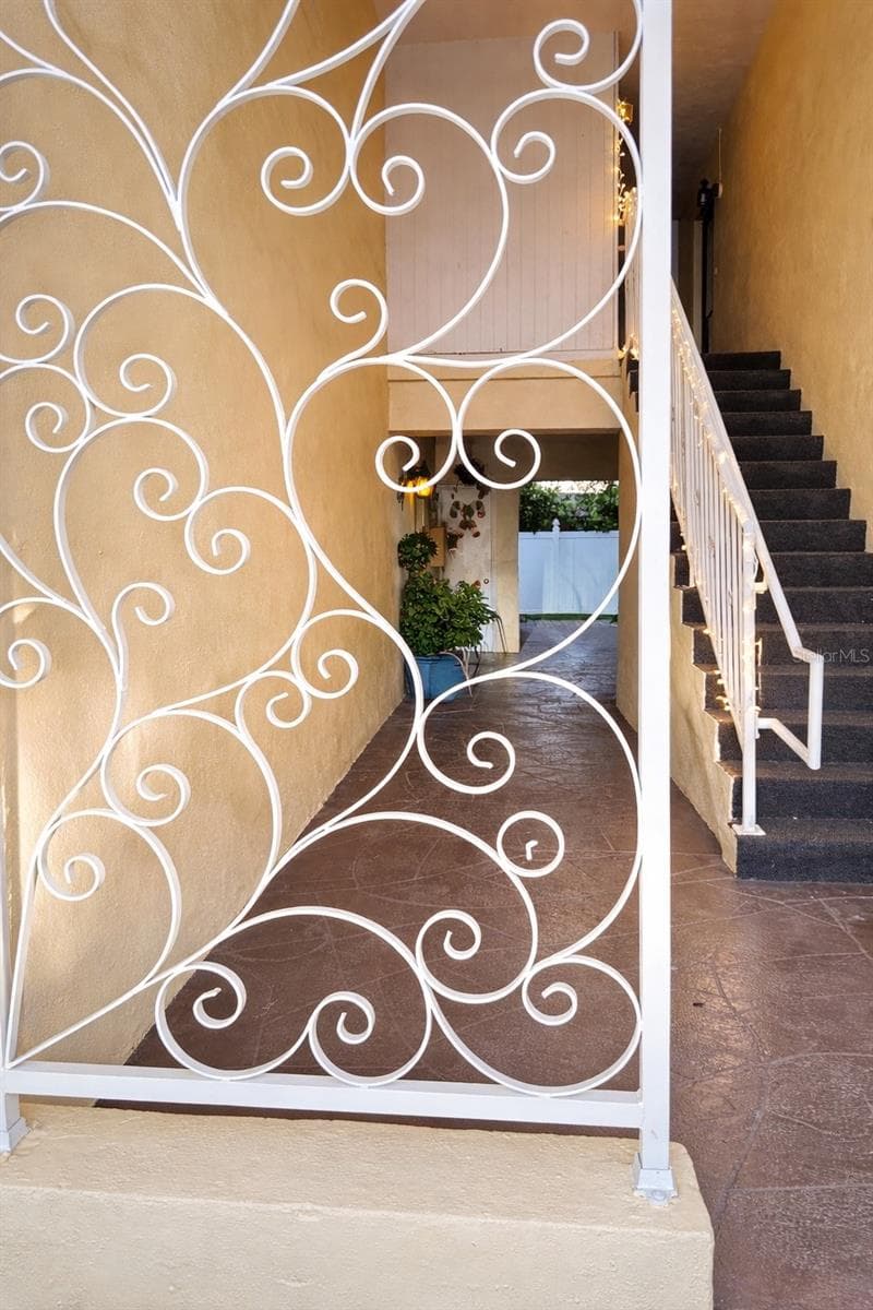 Entrance to unit - BELLEAIR PALMS TERRACE CONDO 2, BELLEAIR BLUFFS