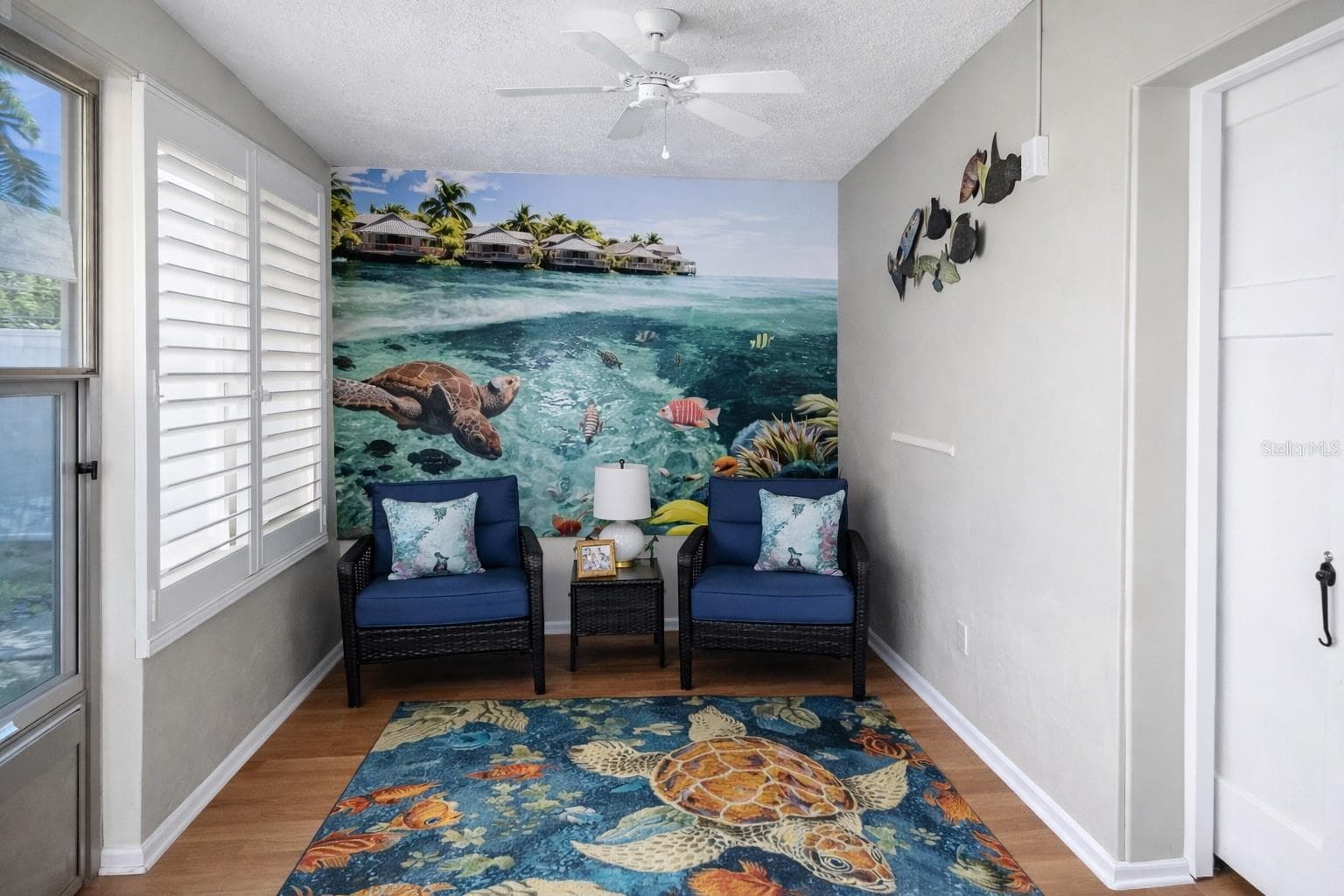 Second room with access to back patio - BELLEAIR PALMS TERRACE CONDO 2, BELLEAIR BLUFFS