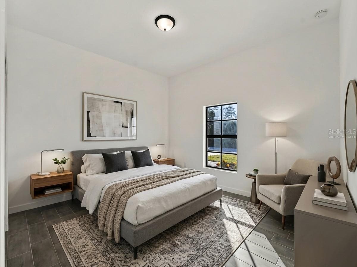 Virtually Staged Bedroom - 4409 LACOCO ST, NORTH PORT