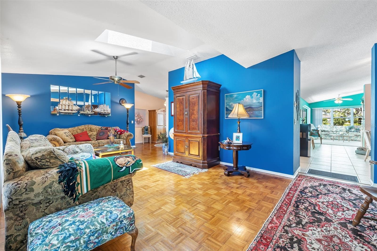 From front door entrance into living room - 2132 ABSCOTT ST, PORT CHARLOTTE