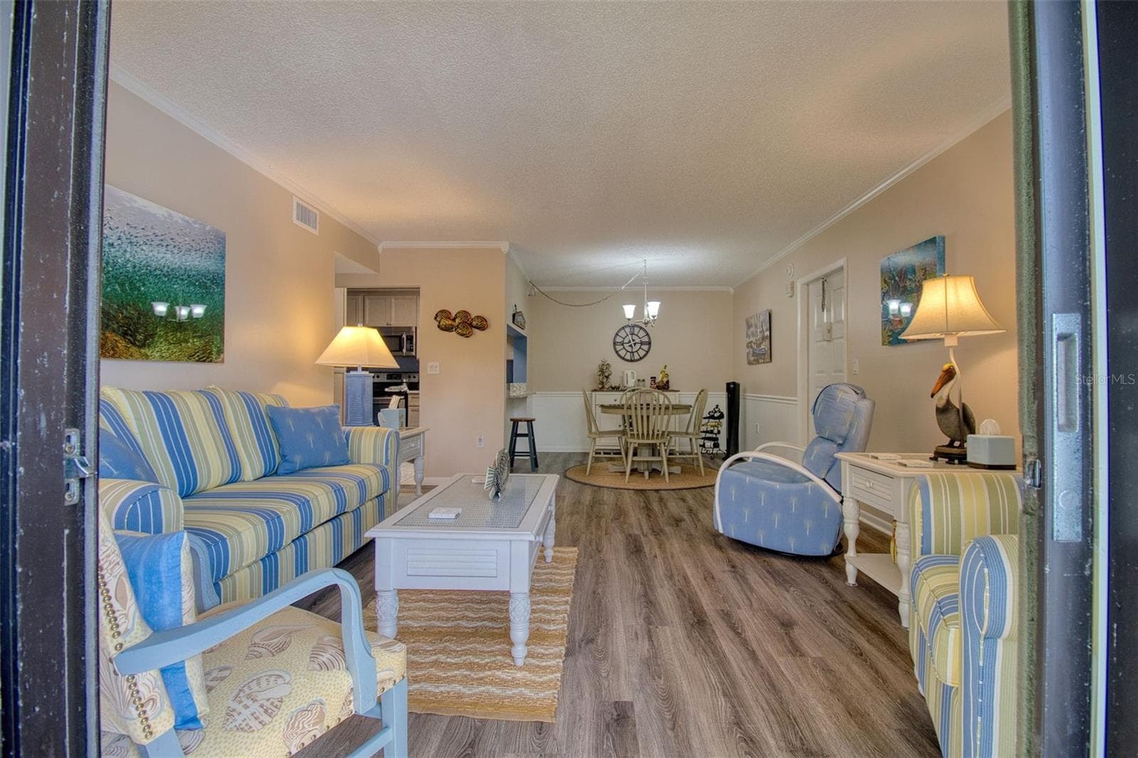 View inside from patio - 3134 LAKE PINE WAY #G2, TARPON SPRINGS