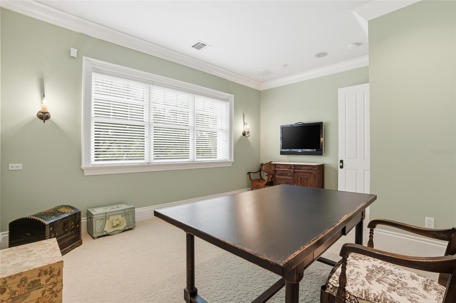 Downstairs Bedroom 2- Across from Primary Suite- Perfect for Nursery or Office - 12201 CAISSON LN, FORT MYERS