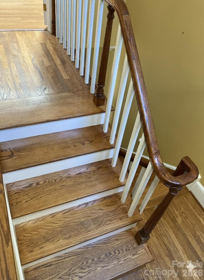 Landing to upper level primary suite. - 1051 Pee Dee Avenue, Albemarle