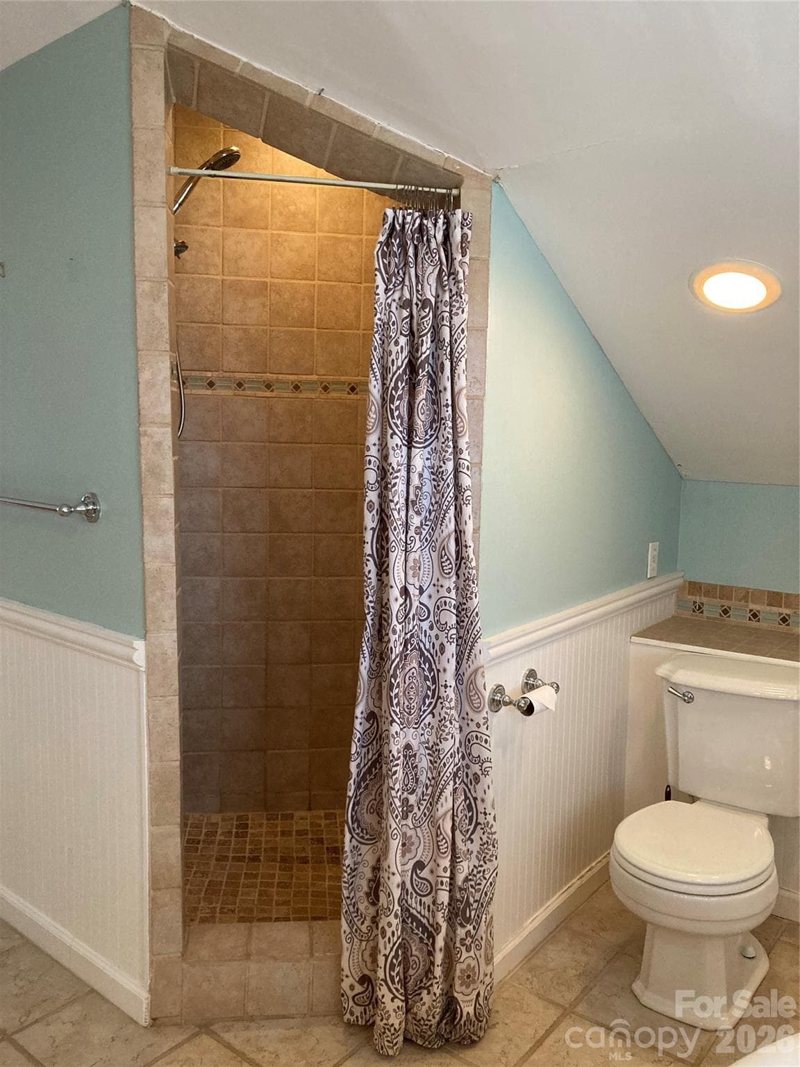 En-suite primary bath shower. - 1051 Pee Dee Avenue, Albemarle