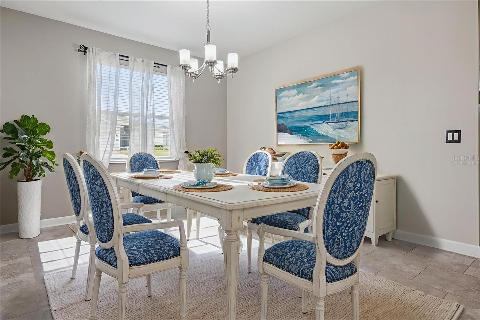 Virtually staged dining room - 3464 EMBERS LN, CLERMONT