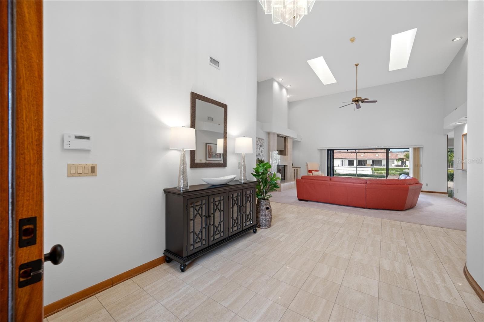View from front door - 9807 COMPASS POINT WAY, TAMPA