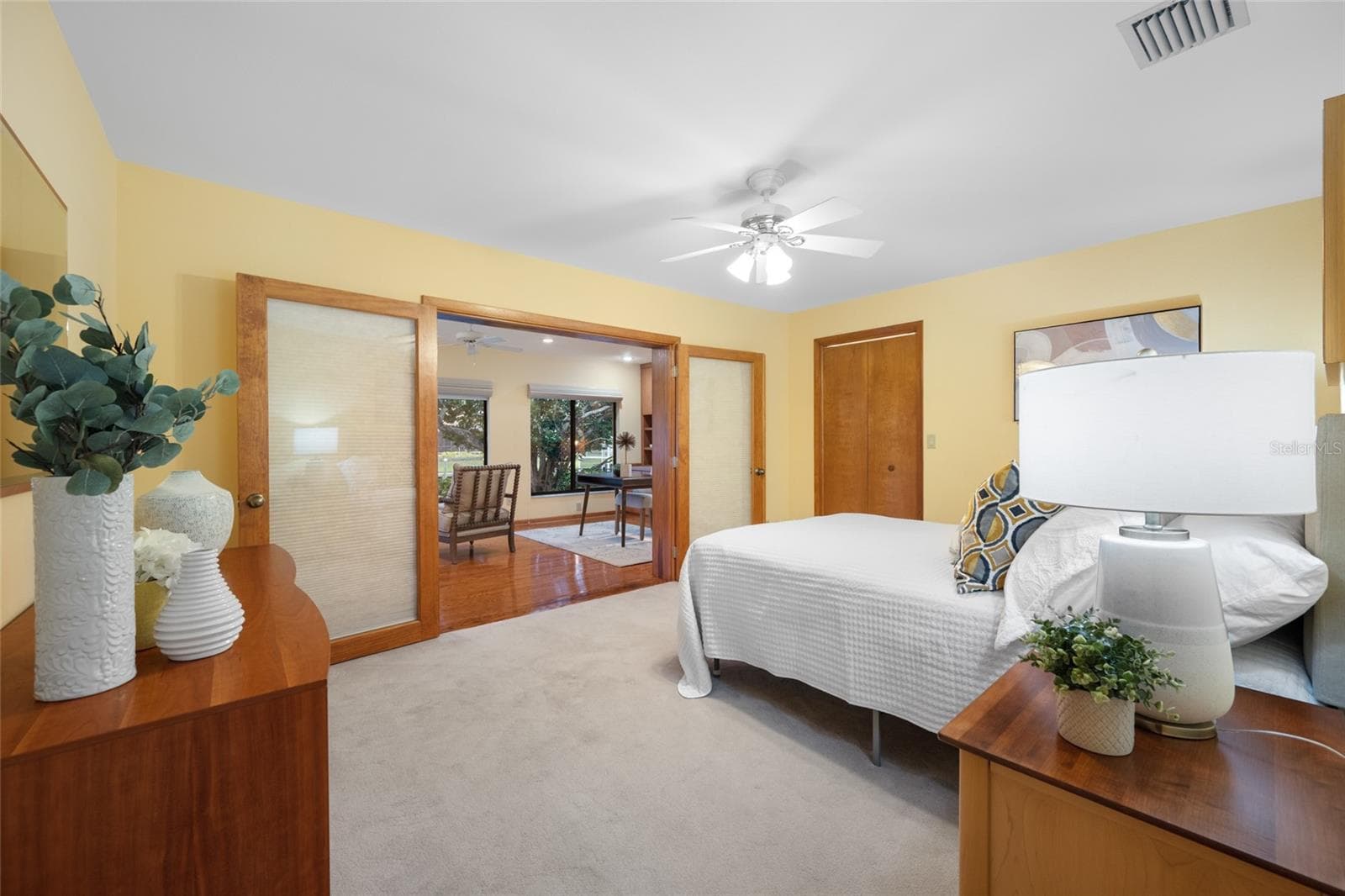 2nd bedroom showing access to bonus room - 9807 COMPASS POINT WAY, TAMPA