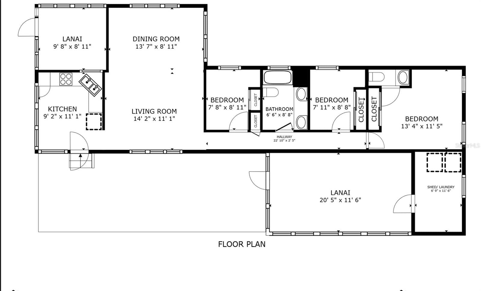 Floor Plan - 420 49TH ST E #114, PALMETTO