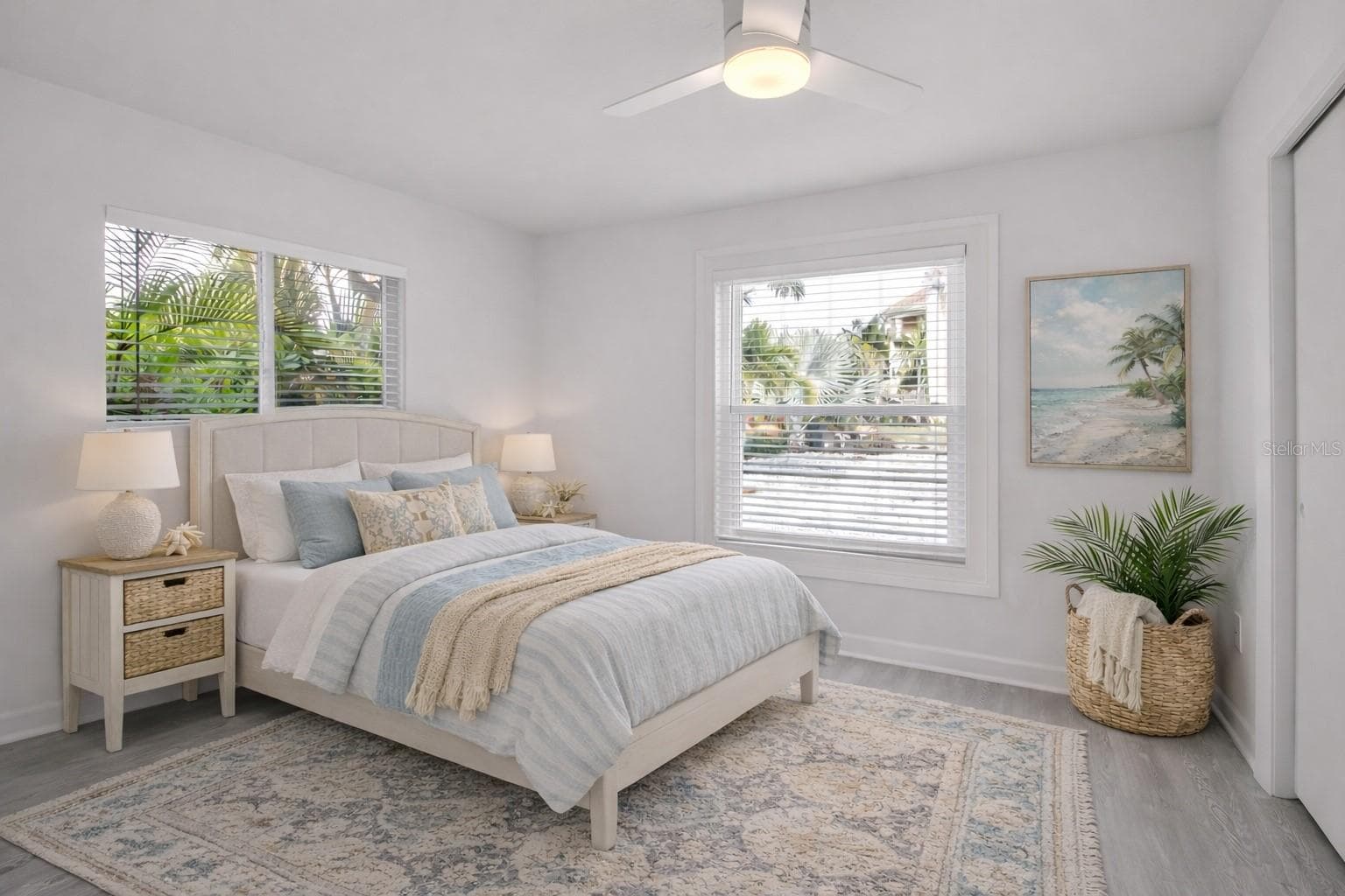 Virtual staged bedroom - 922 CASEY COVE DR, NOKOMIS