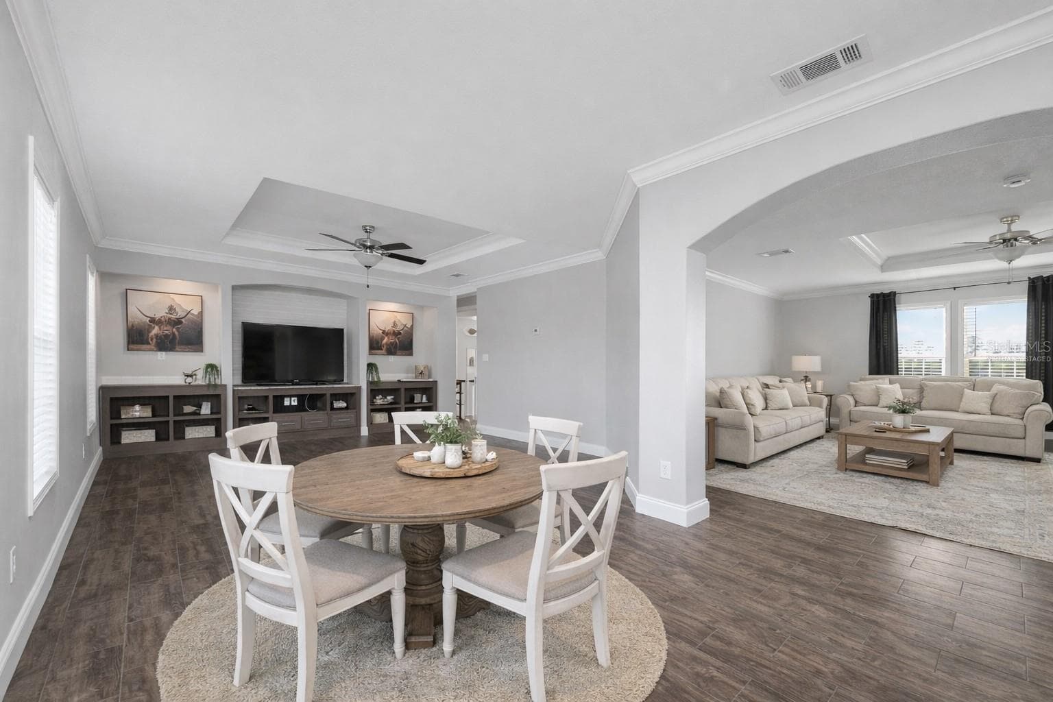 Virtually staged dining area - 3789 NW 202ND ST, NEWBERRY