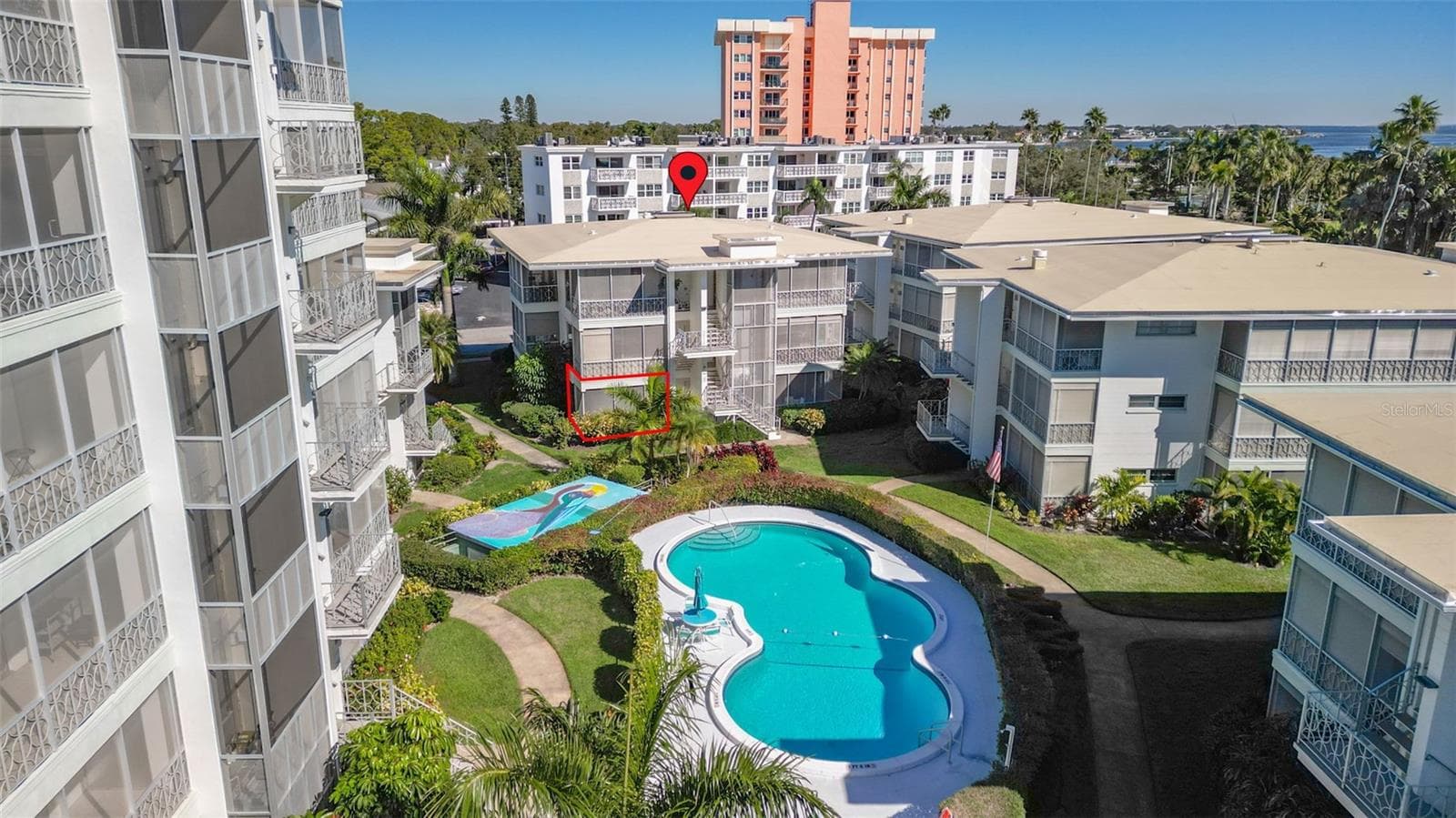 Condominium at 1036 NORTH SHORE DR NE #1, ST PETERSBURG, photo 31 of 38
