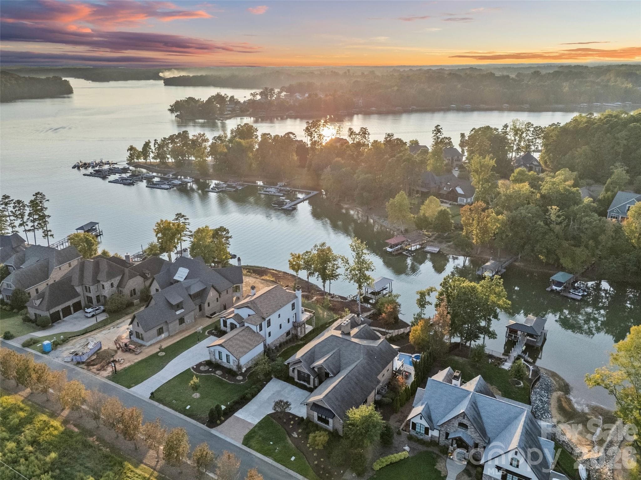 Luxury, sunset view Lake Wylie waterfront living at its FINEST! - 6032 Headlands Court, Belmont