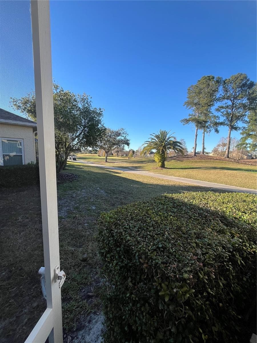 from Lanai to 15th Hole of Golf course - 23835 CORAL RIDGE LN, LAND O LAKES