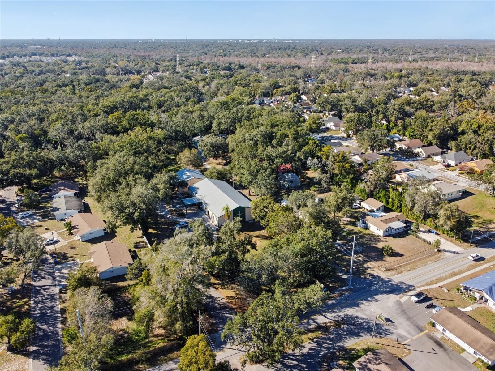 Aerial View - 9628 DAVIS RD, TAMPA