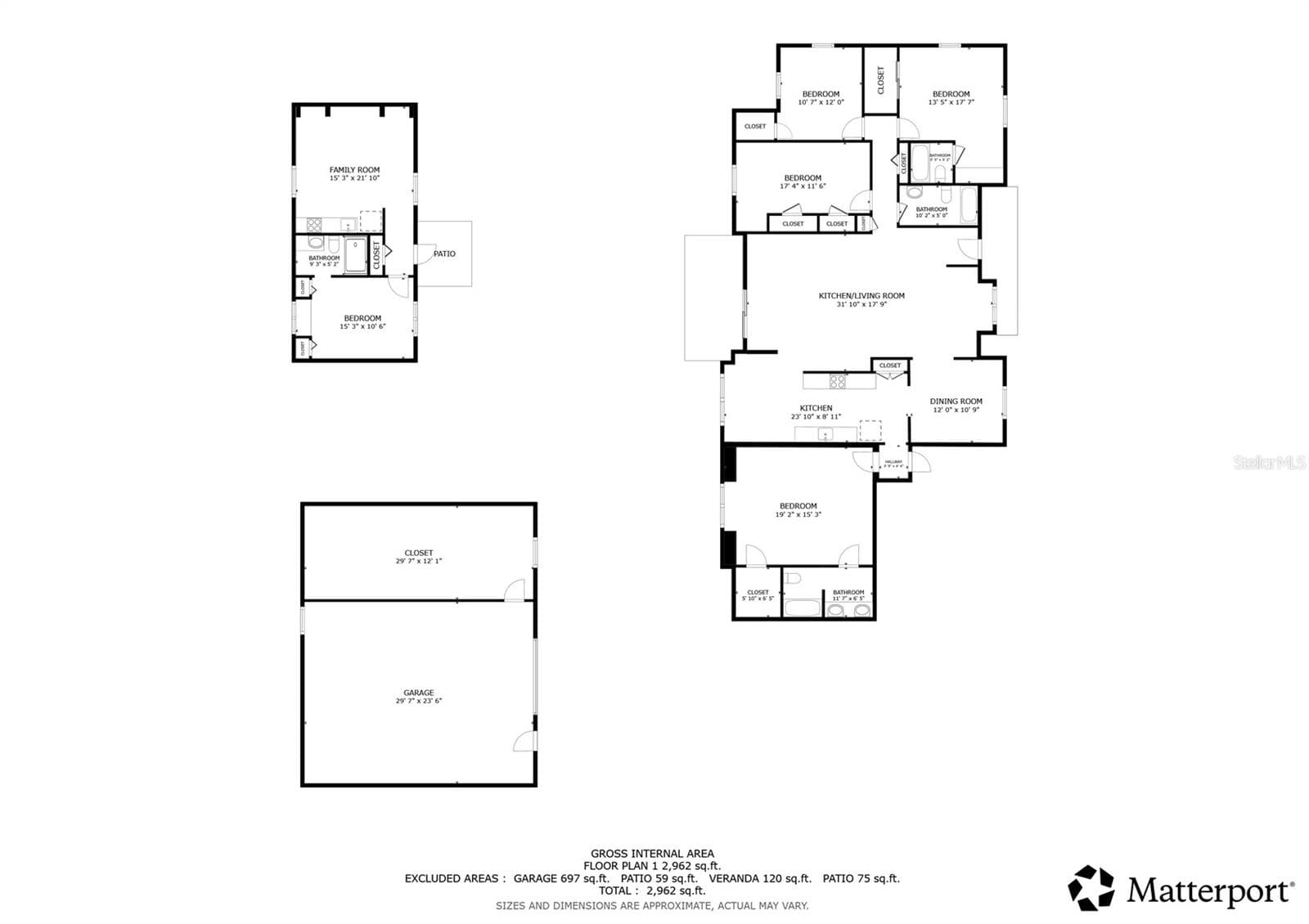 FLOOR PLAN - 9628 DAVIS RD, TAMPA
