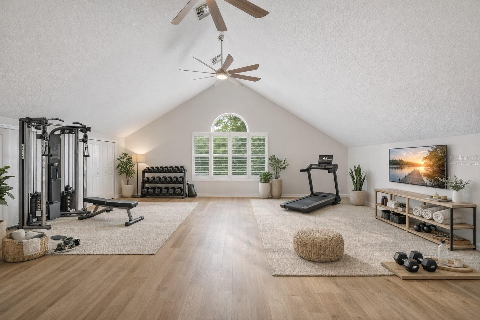 Virtually Staged, 4th Bedroom - Gym option (room has carpet) - 4733 CHULUOTA RD, ORLANDO