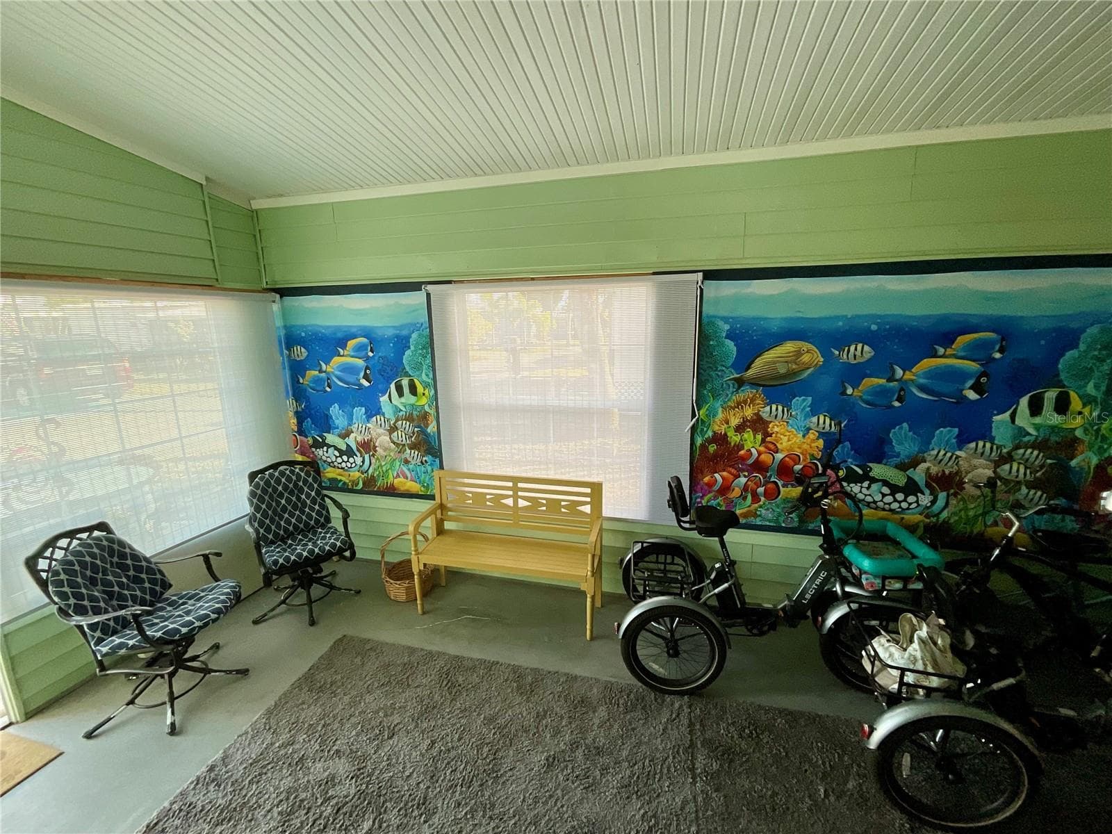 Connected with sliders to the living area and kitchen - 6580 SEMINOLE BLVD #510, SEMINOLE