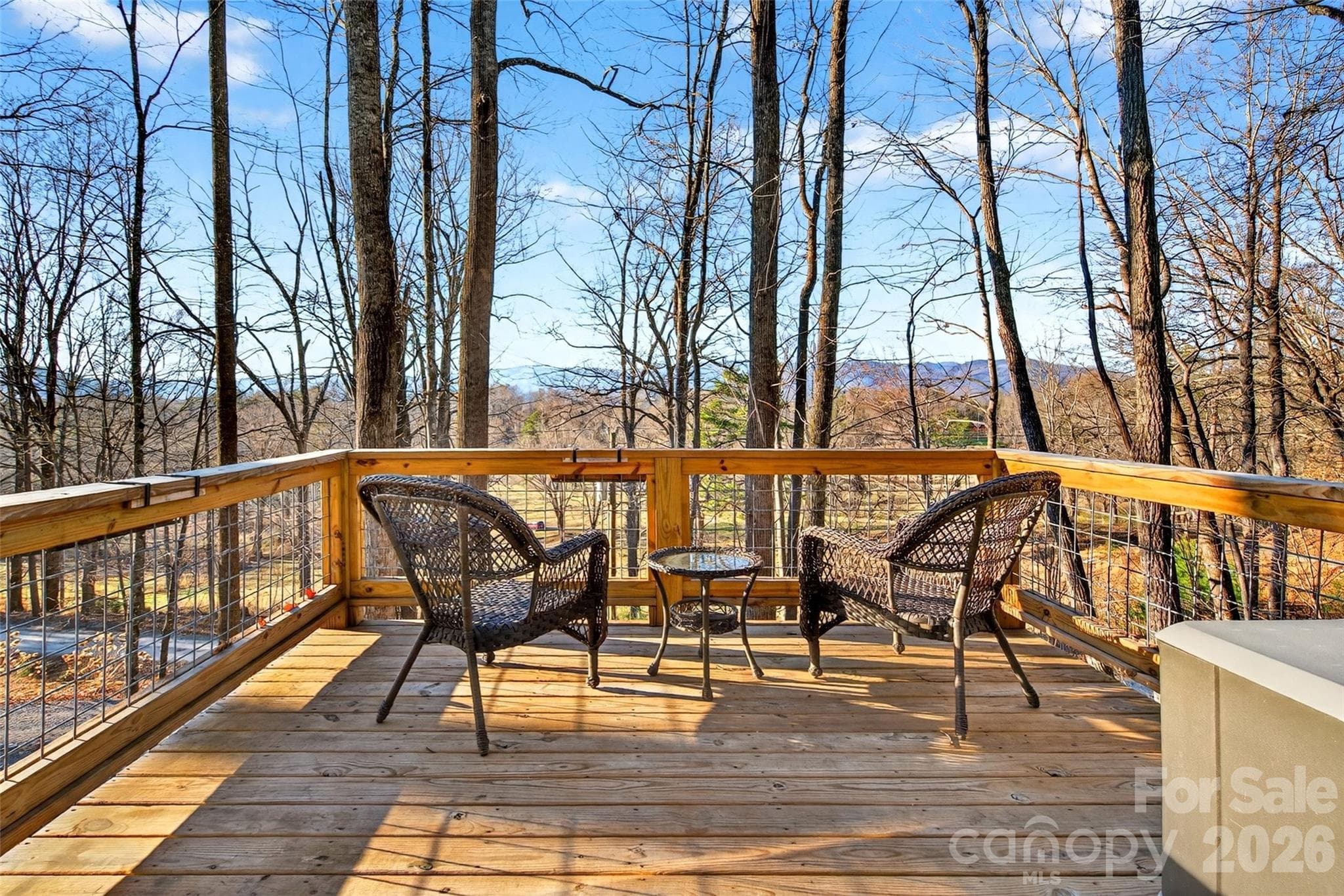 Enjoy your morning coffee and your mountain views from 1413 Golf Course Road. - 1413 Golf Course Road, Old Fort