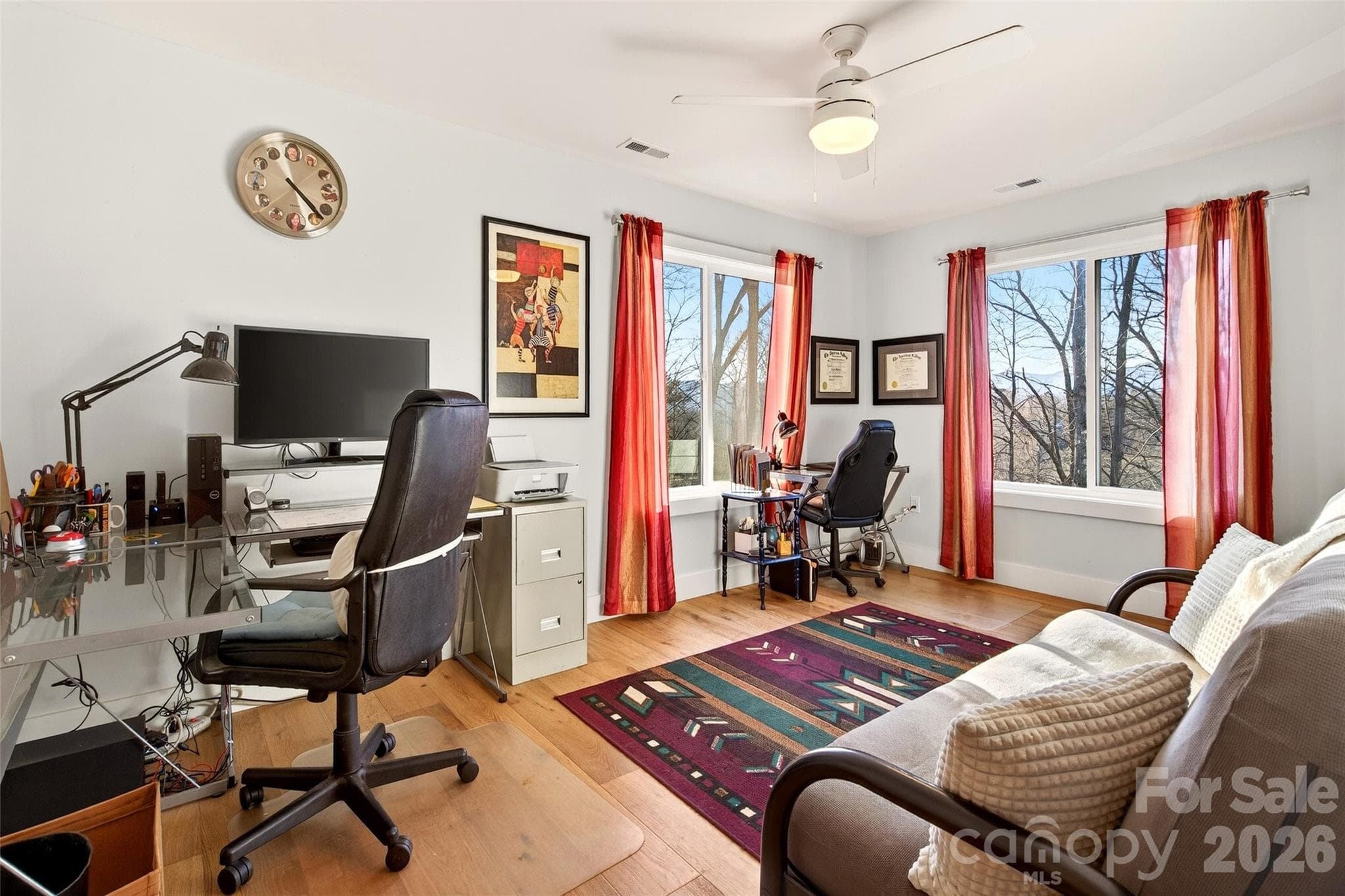 Bedroom or office area. - 1413 Golf Course Road, Old Fort