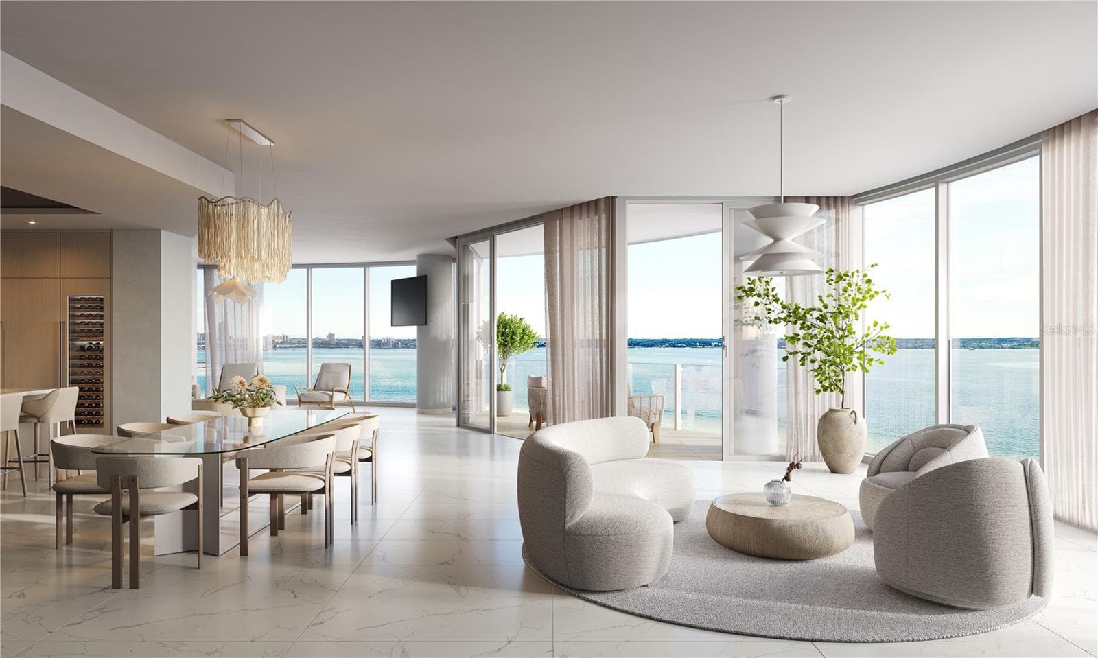Living/Dining - To Be Built - 805 S GULFVIEW BLVD #401B, CLEARWATER BEACH
