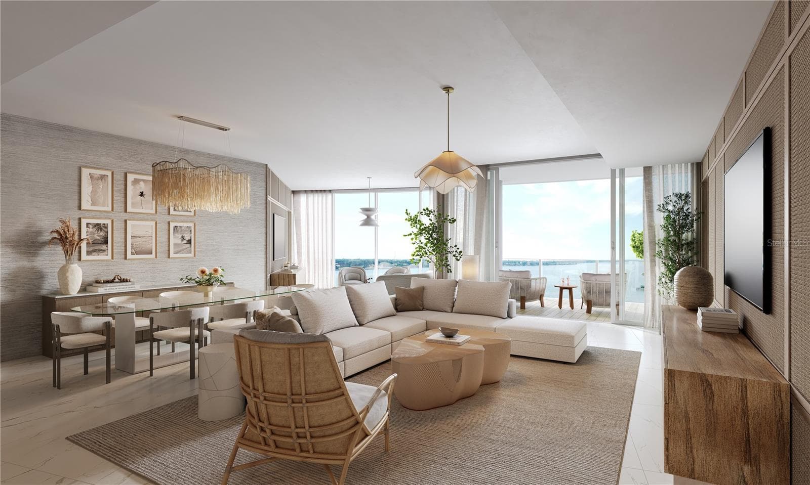 Living/Dining - To Be Built - 805 S GULFVIEW BLVD #603A, CLEARWATER BEACH