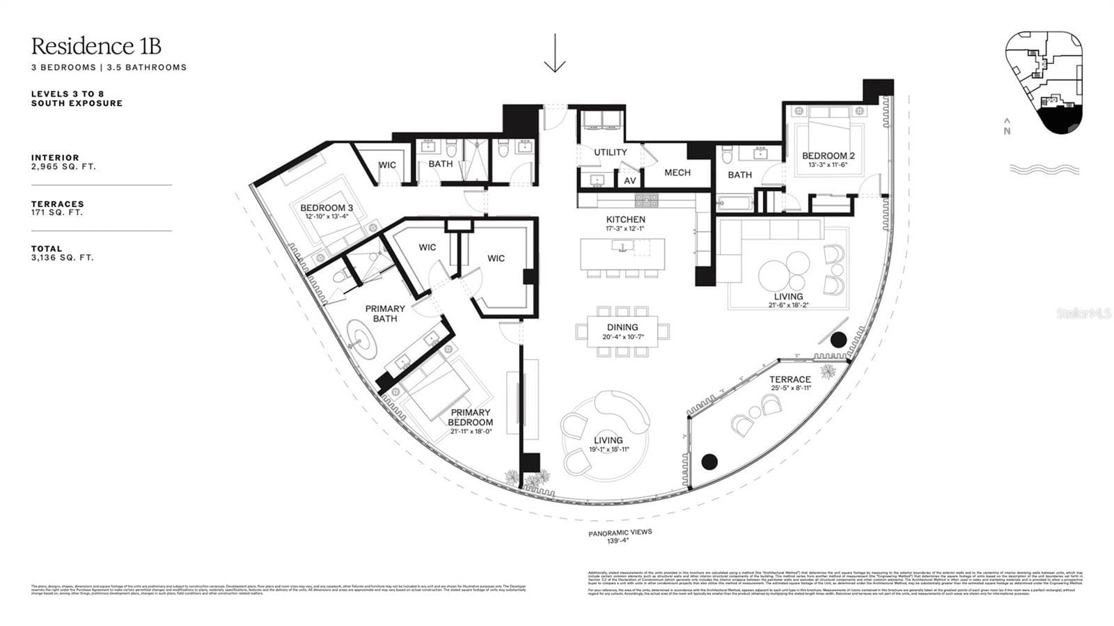 Unit 401B Floorplan - 805 S GULFVIEW BLVD #401B, CLEARWATER BEACH