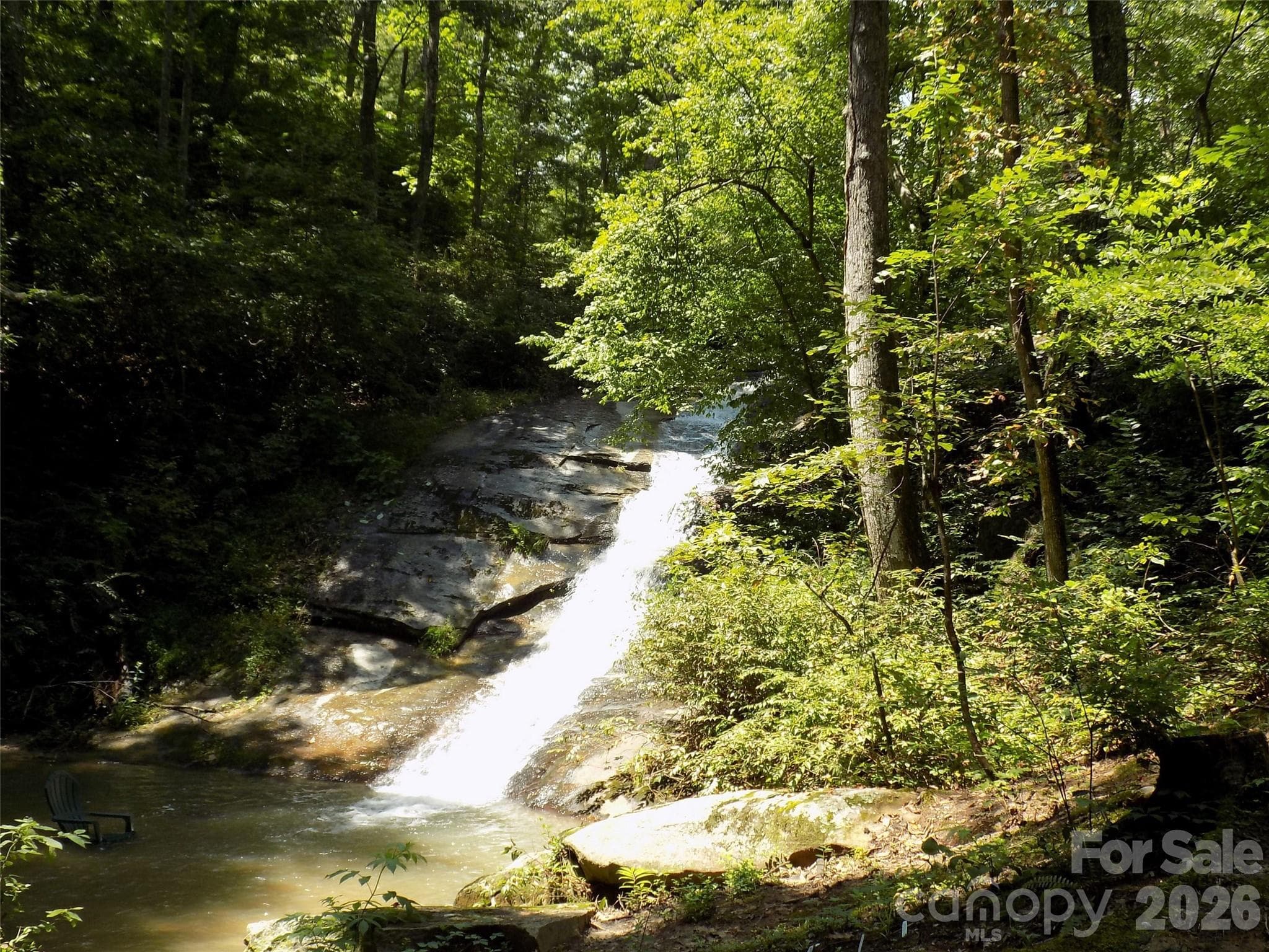 Waterfall below the lot - 0 Falls View Trail, Lake Lure
