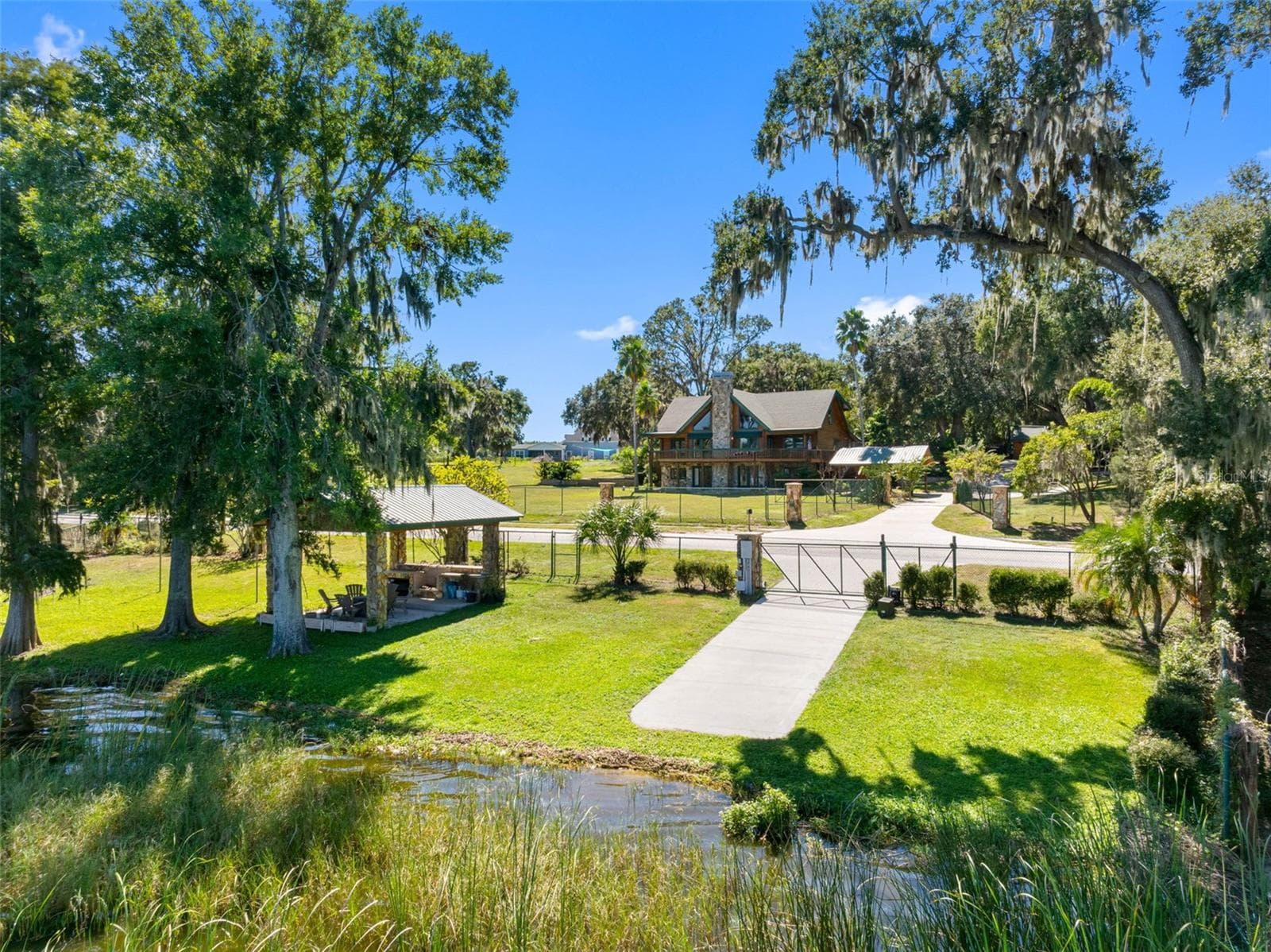 Lake View of Home - 11401 THONOTOSASSA RD, THONOTOSASSA