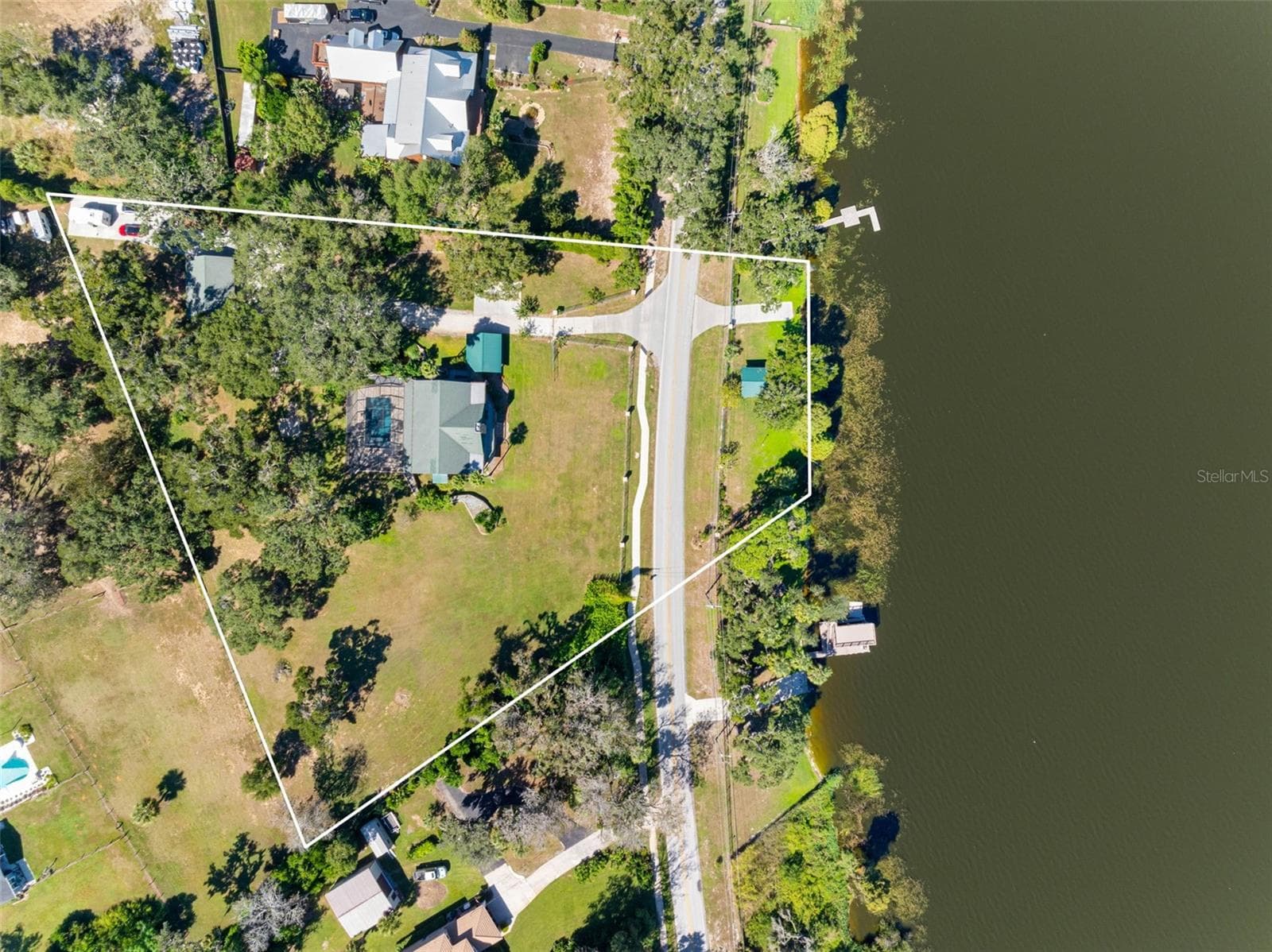 Aerial View - 11401 THONOTOSASSA RD, THONOTOSASSA