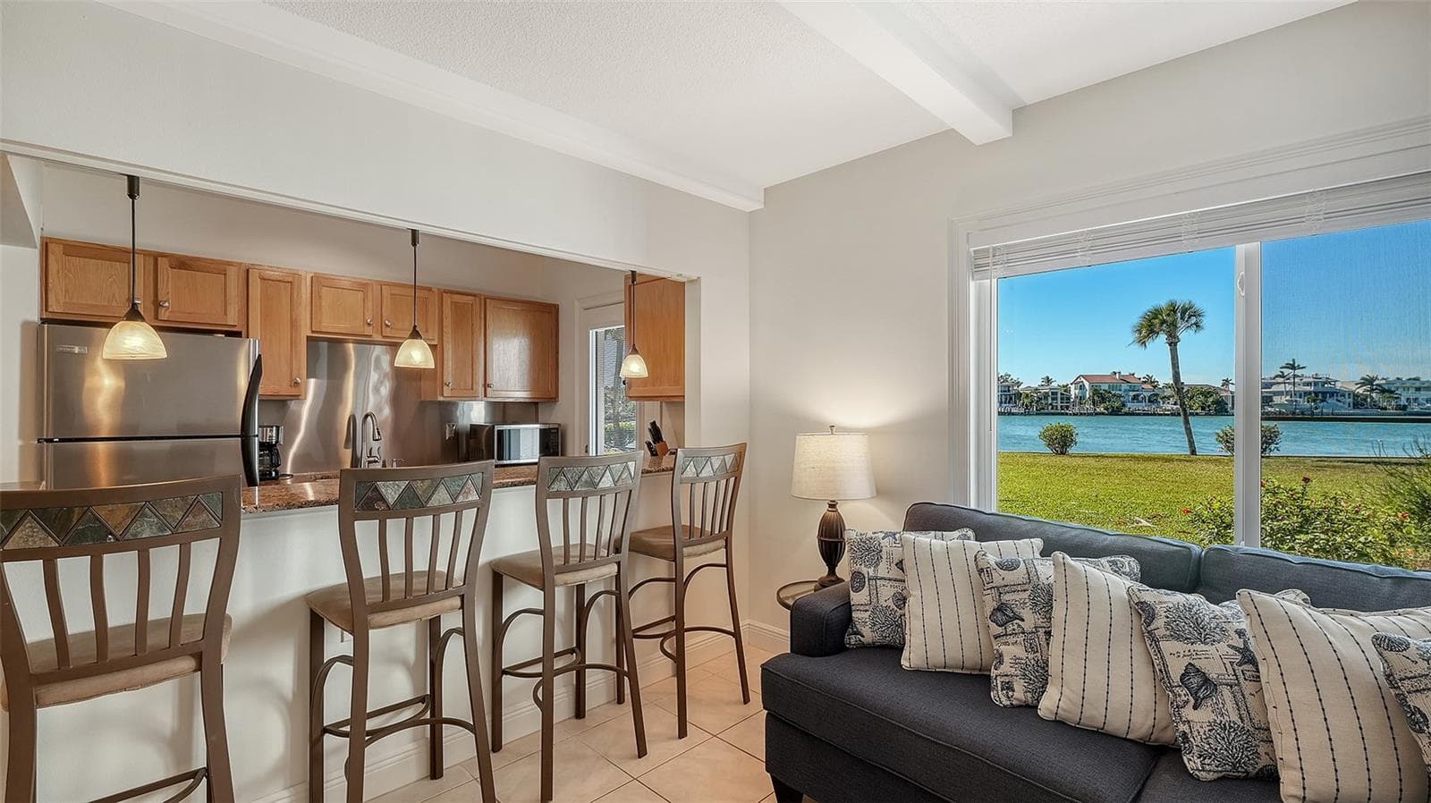 Living room kitchen open floor plan - 761 JOHN RINGLING BLVD #5, SARASOTA